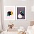 Kit 2 Quadros Decorativos Com Moldura Plantas Minimalistas Abstratas - Imagem 2