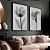 Kit 2 Quadros Com Moldura Arte Botanic Luxe - Imagem 1