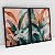 Kit 2 Quadros Com Moldura Folhas Tropicais - Imagem 2