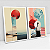 Kit 2 Quadros Arte Moderna Horizontes Cósmicos - Imagem 2