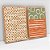 Kit 2 Quadros Decorativos Com Moldura Abstrato Bege Geométrica - Imagem 2