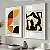 Kit 2 Quadros Decorativos Com Moldura Arte Bauhaus Picasso Style - Imagem 1