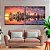 Kit 2 Quadros Decorativos Com Moldura Paisagem Pôr do Sol Manhattan - Imagem 2