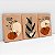 Kit 3 Quadros Com Moldura Arte Serenidade Orgânica - Imagem 3