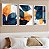 Kit 3 Quadros Com Moldura Folhas Encanto Natural - Imagem 1