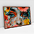 Quadro com moldura Arte floral laranja olhar profundo - Imagem 5