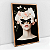 Quadro Com Moldura Mulher Colagem flores - Imagem 4