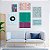 Quadros Decorativos Composê Girassol Linhas & Cores - Imagem 2