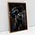 Quadro Decorativo Leopardos Tons de Preto - Imagem 5