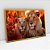 Quadro Decorativo Leões Casal Por do Sol - Imagem 5