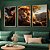 Kit Quadros Decorativos Leão Na Savana - Imagem 2