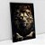 Quadro Decorativo Leão Rei Olhos Azuis - Imagem 3