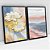 Kit Quadros Decorativos Paisagem Com Flores - Imagem 3