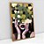 Quadro Decorativo Abstrato Cabelo Floral - Imagem 5