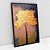 Quadro Decorativo Árvore com Folhas Douradas - Imagem 3