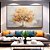 Quadro Decorativo Arvore Dourada Efeito Chumbo - Imagem 1