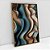 Quadro Decorativo Linhas e Curvas Tons Escuros - Imagem 6