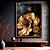 Quadro Decorativo Flor de Ouro Celeste - Imagem 1