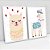Quadros Decorativos Infantil Ilhamas Divertidas - Imagem 2