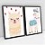 Quadros Decorativos Infantil Ilhamas Divertidas - Imagem 6
