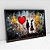 Quadro Decorativo Casal Desenho Urbano - Imagem 2