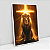 Quadro Decorativo Leão E A Cruz Ressurgimento - Imagem 3