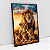 Quadro Decorativo Família De Leão 3 Filhotes Na Savana - Imagem 4