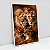 Quadro Decorativo Família De Leão 2 Filhotes - Imagem 2