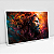 Quadro Decorativo Colorido Religioso Cristo E Leão - Imagem 3