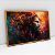 Quadro Decorativo Colorido Religioso Cristo E Leão - Imagem 6