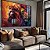 Quadro Decorativo Cordeiro E Leão - Imagem 1