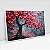 Quadro Decorativo Árvore Da Vida Cinza E Rosa - Imagem 3