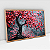 Quadro Decorativo Árvore Da Vida Cinza E Rosa - Imagem 4