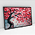 Quadro Decorativo Arvore Da Vida Flores Rosas - Imagem 2