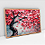 Quadro Decorativo Arvore Da Vida Flores Rosas - Imagem 4