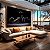 Quadro Decorativo Preto E Dourado Sofisticado Formula 1 - Imagem 1