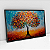 Quadro Decorativo Estilo Pintura Árvore Da Vida Colorido - Imagem 2
