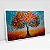 Quadro Decorativo Estilo Pintura Árvore Da Vida Colorido - Imagem 3