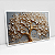 Quadro Decorativo Árvore Da Vida Dourado E Cinza Claro - Imagem 3