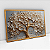 Quadro Decorativo Árvore Da Vida Dourado E Cinza Claro - Imagem 6