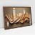 Quadro Decorativo Abstrato 3D Fundo Marrom - Imagem 5