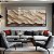 Quadro Decorativo Abstrato 3D Fundo Marrom - Imagem 1