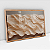 Quadro Decorativo Abstrato 3D Fundo Marrom - Imagem 4