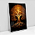 Quadro Decorativo Árvore Da Vida Fundo Preto - Imagem 3