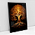 Quadro Decorativo Árvore Da Vida Fundo Preto - Imagem 2