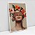 Quadro Com Moldura Garota das Flores Senses 2 - Imagem 3