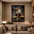 Quadro Decorativo Balança Da Justiça Dourada - Imagem 1