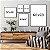 Kit 5 Quadros Com Moldura Arte Boho Never Stop - Imagem 2