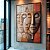 Quadro Decorativo Com Moldura Escultura Entalhe Sintonia Facial - Imagem 1