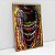 Quadro Decorativo Com Moldura Arte Contas Cultura Africana - Imagem 4